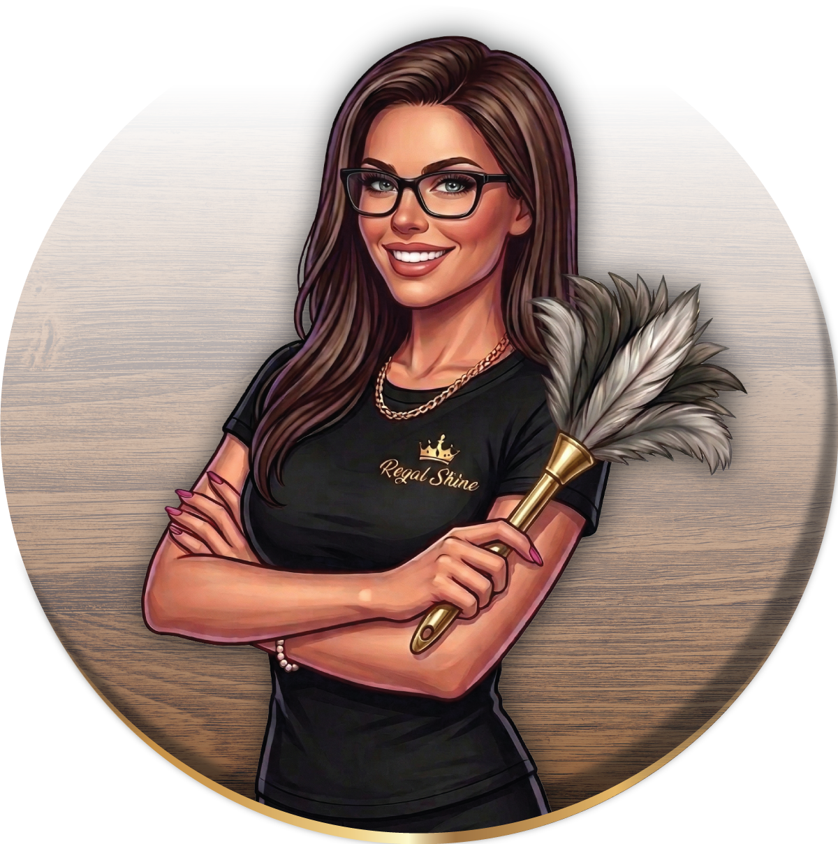 Regal Shine Solutions mascot